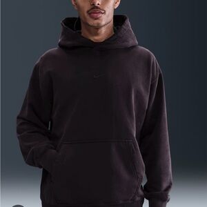 Nike Solo Swoosh Small French Terry Heavy Weight Distressed Hoodie IB8749-451